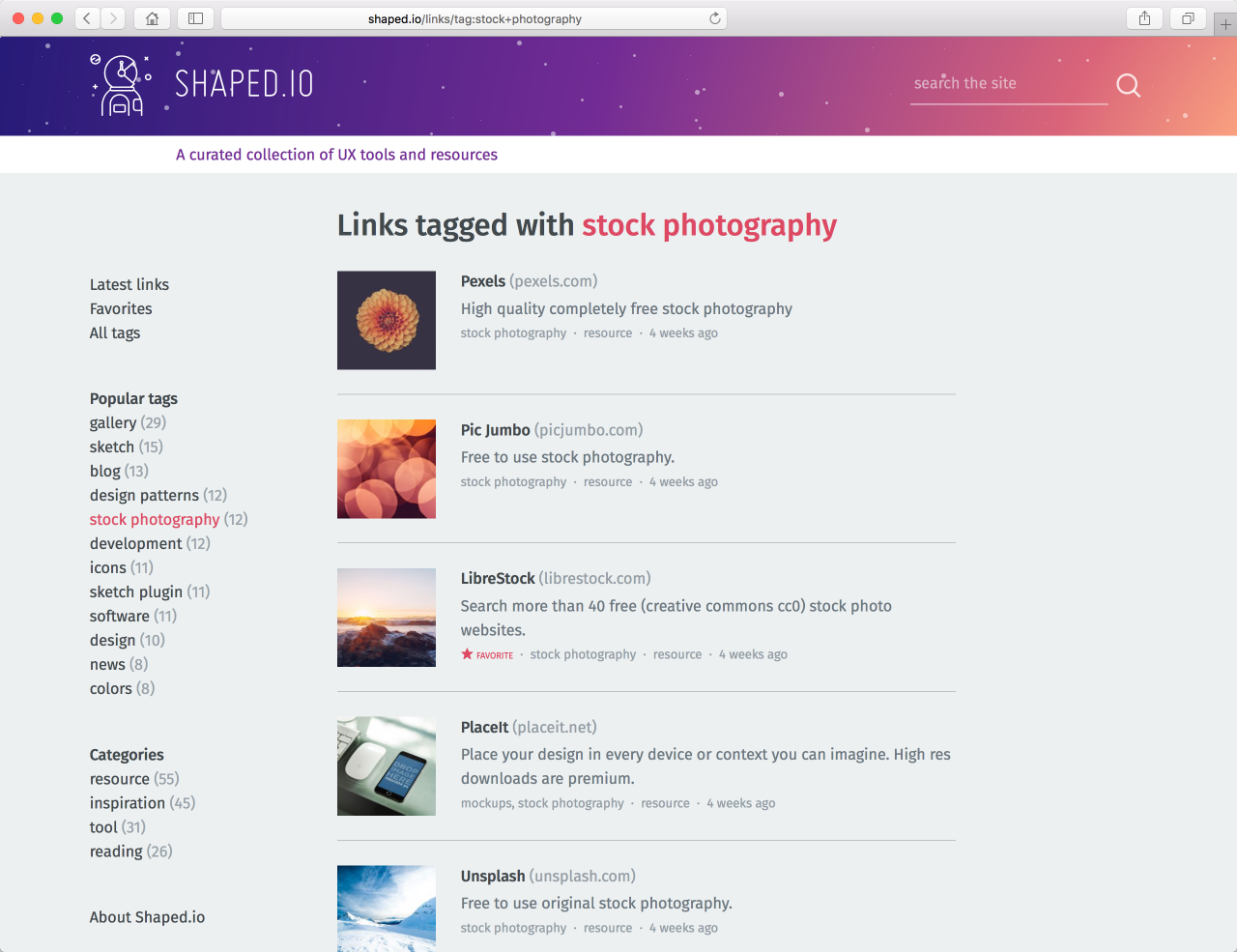 Shaped.io gallery image