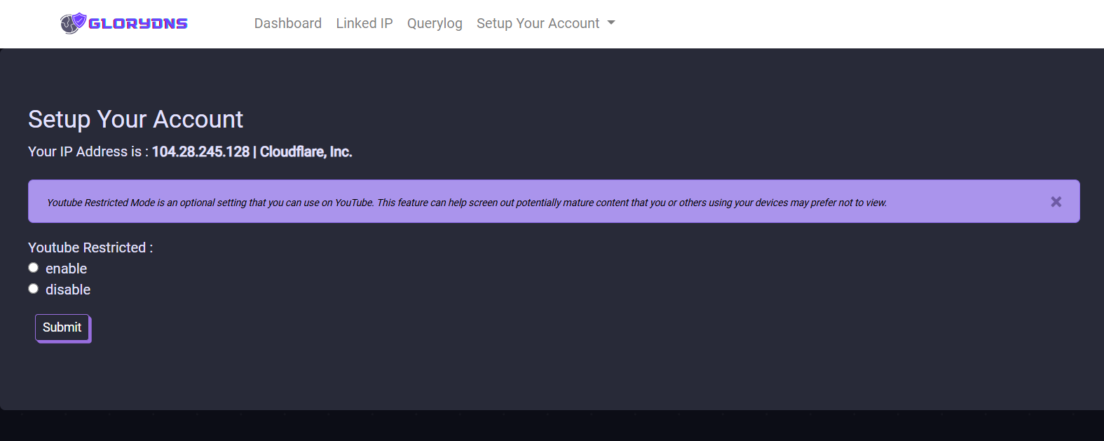 GloryDNS Node gallery image
