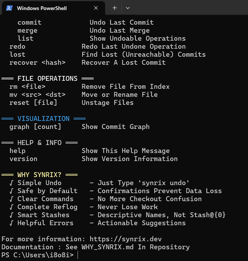 Synrix : Version Control System Like Git gallery image