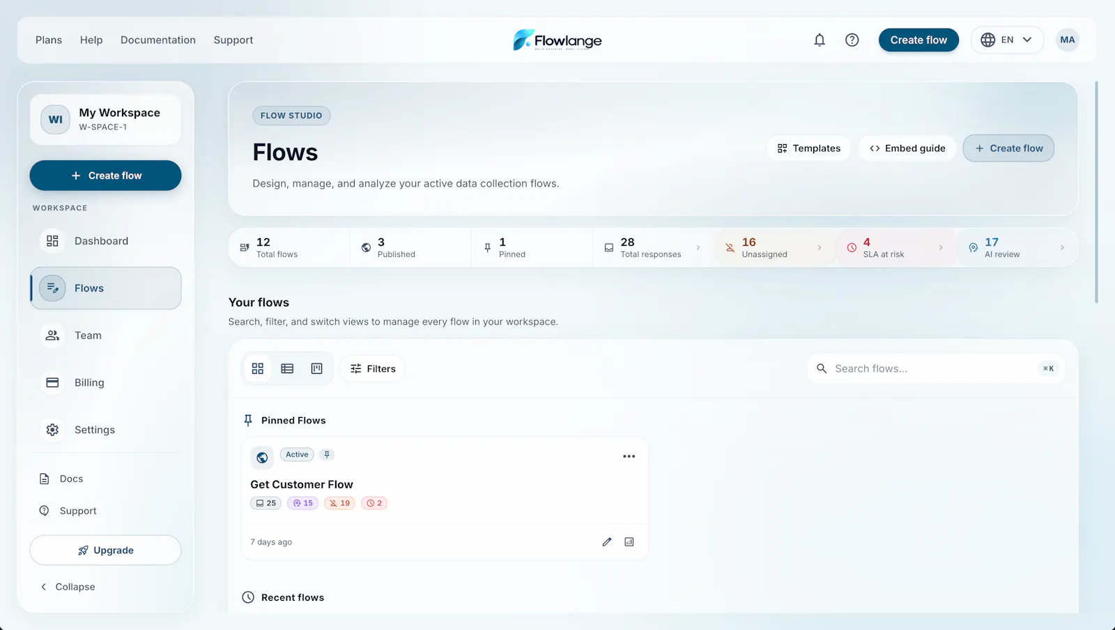 Flowlange screenshot 2