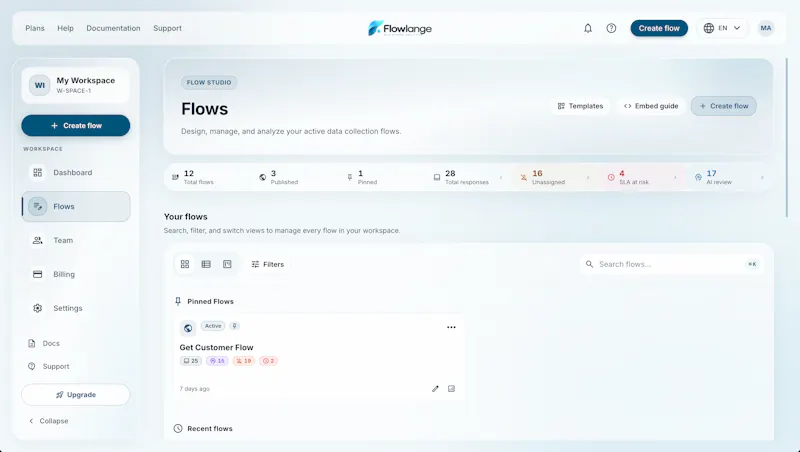 Flowlange screenshot 2