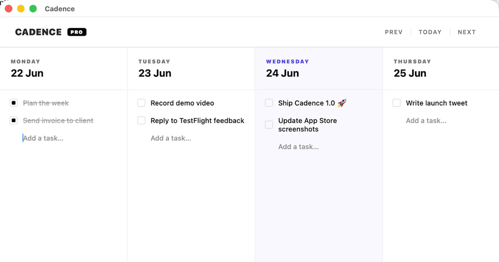 Cadence screenshot 1