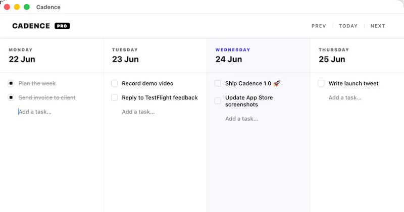 Cadence screenshot 1