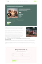 Donation nonprofit website template gallery image