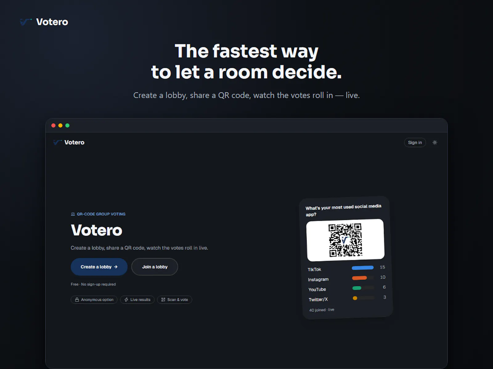 Votero screenshot 1