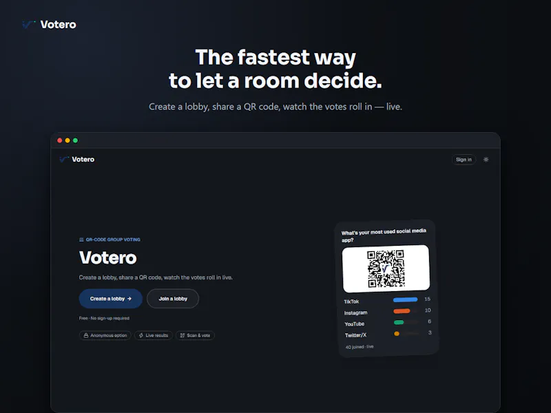 Votero screenshot 1