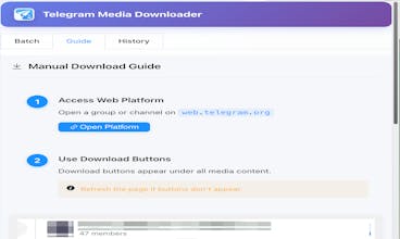 Free Telegram media downloads gallery image