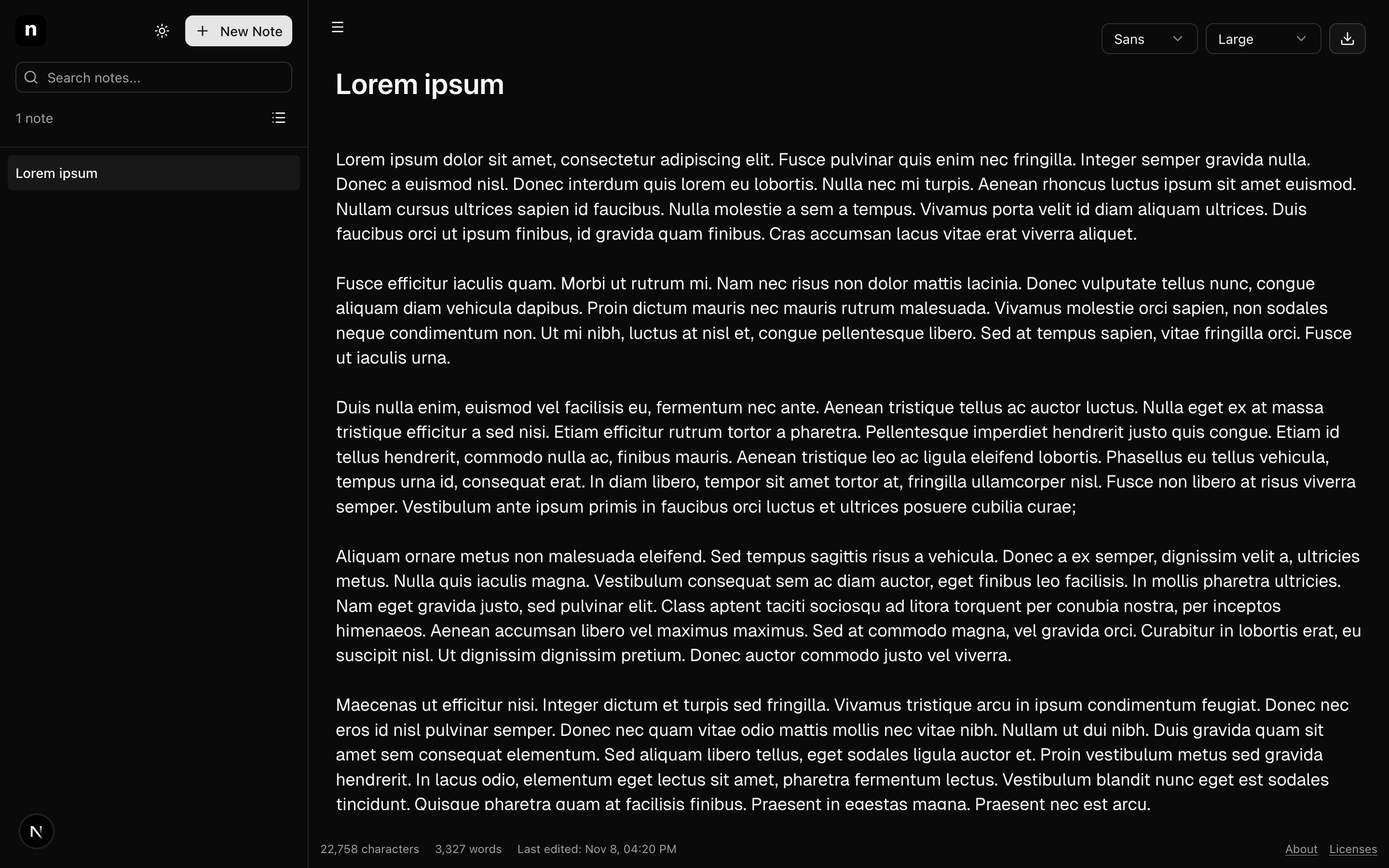 notin - Screenshot 2 preview