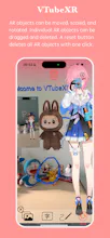 VTubeXR Live2D avatars with AR gallery image