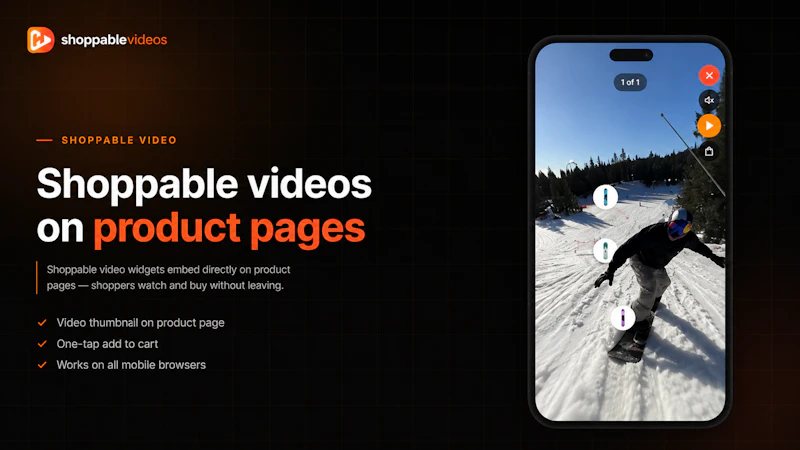  Hyper ‑ Shoppable Videos screenshot 3
