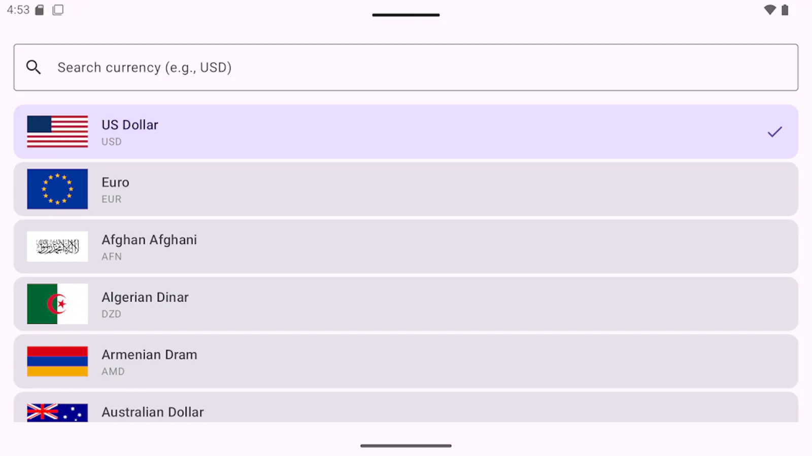 Change Calculator screenshot 6