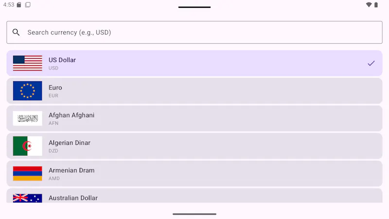 Change Calculator screenshot 6