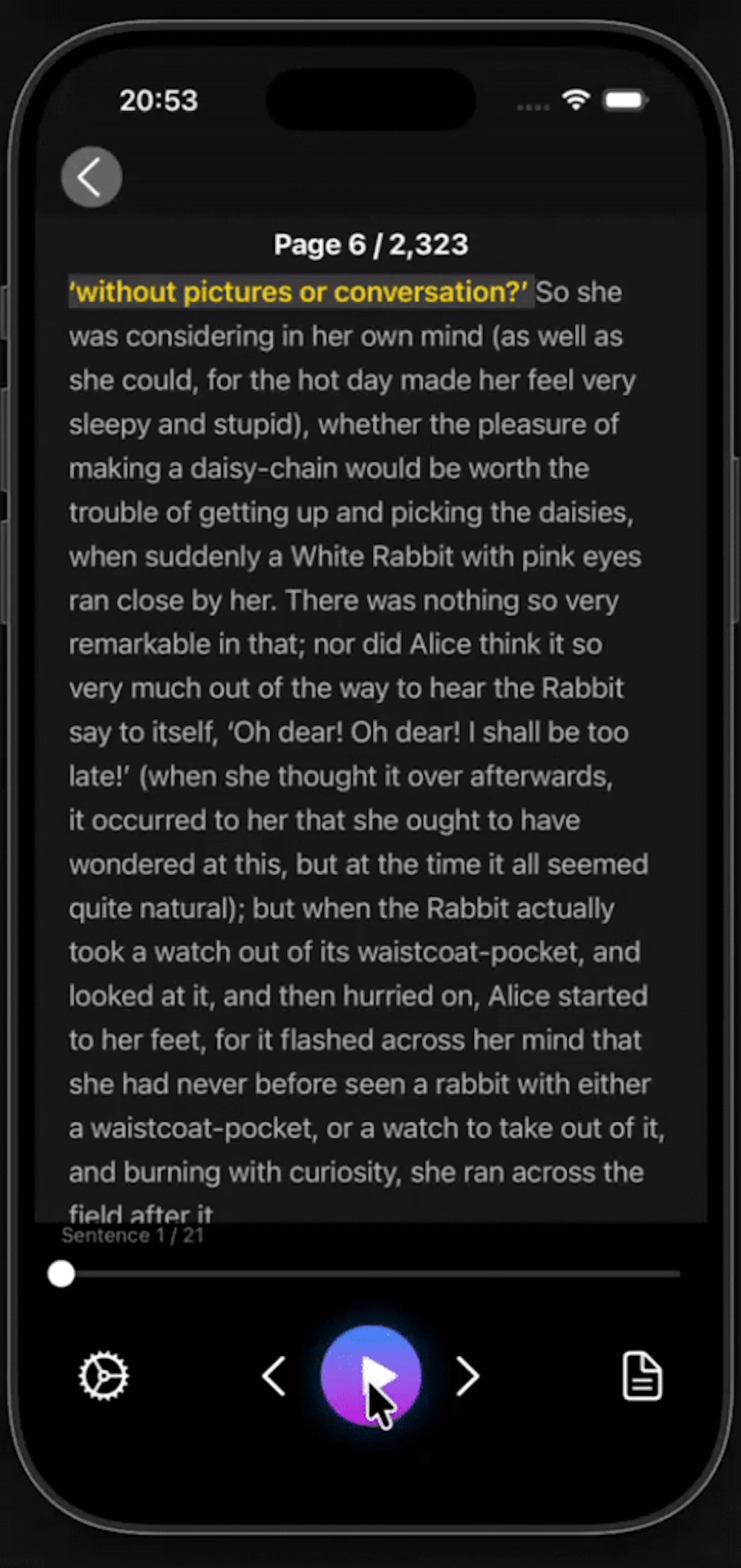 XReading screenshot 1 (video preview)