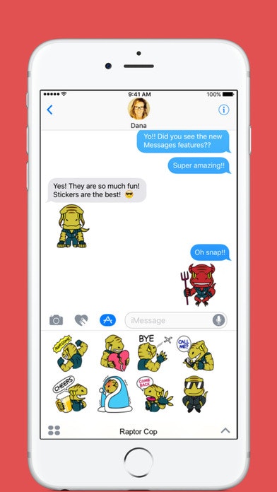 Raptor Cop for iMessage gallery image