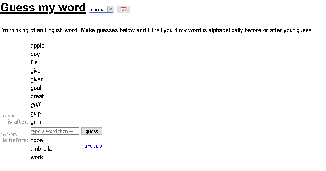 Guess My Word gallery image