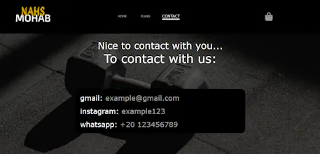Gym – HTML/CSS Template gallery image