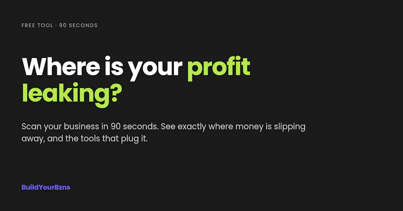 The Profit Leak Scan screenshot 2