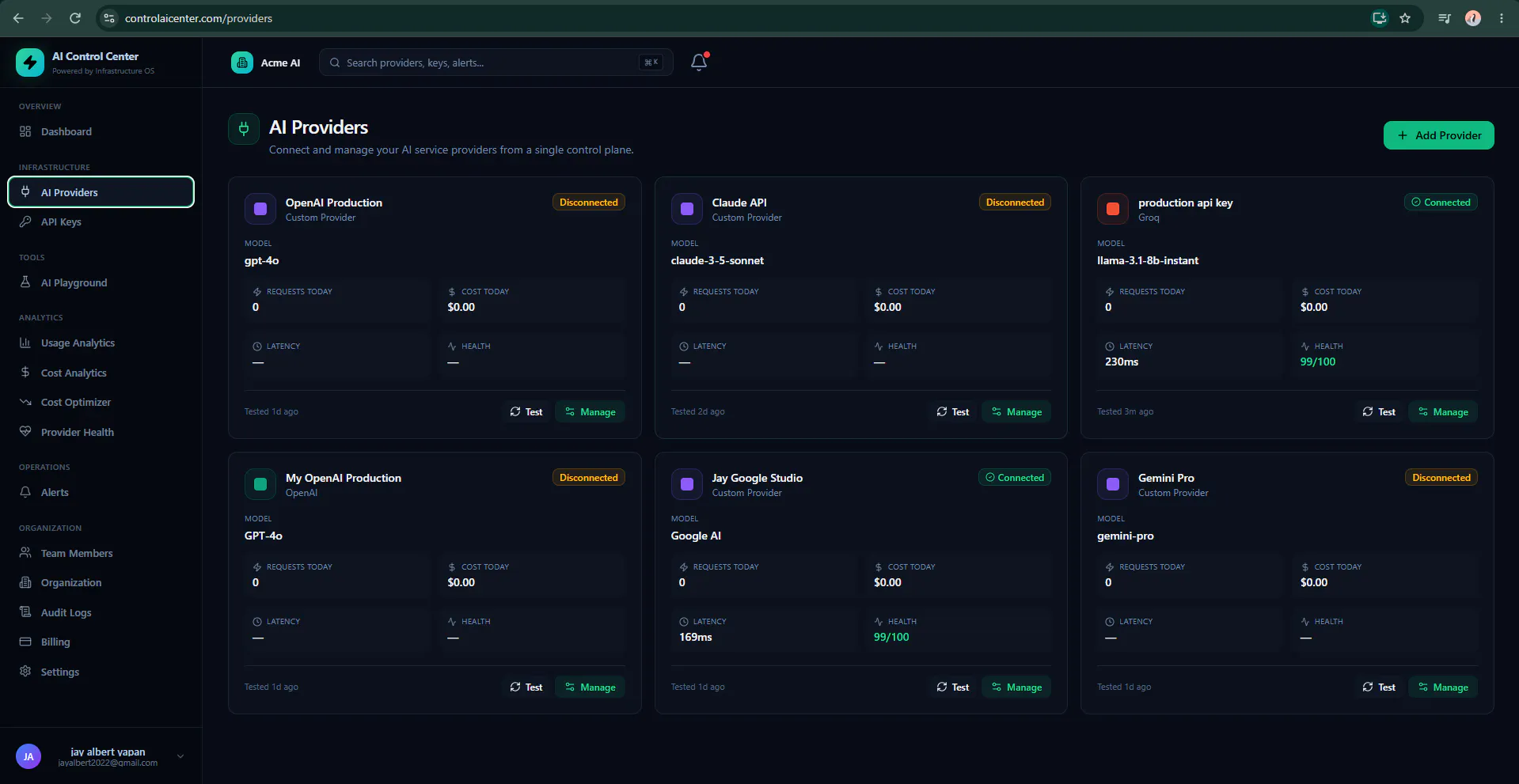AI Control Center gallery image