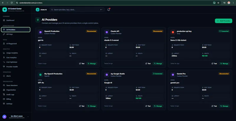 AI Control Center screenshot 4