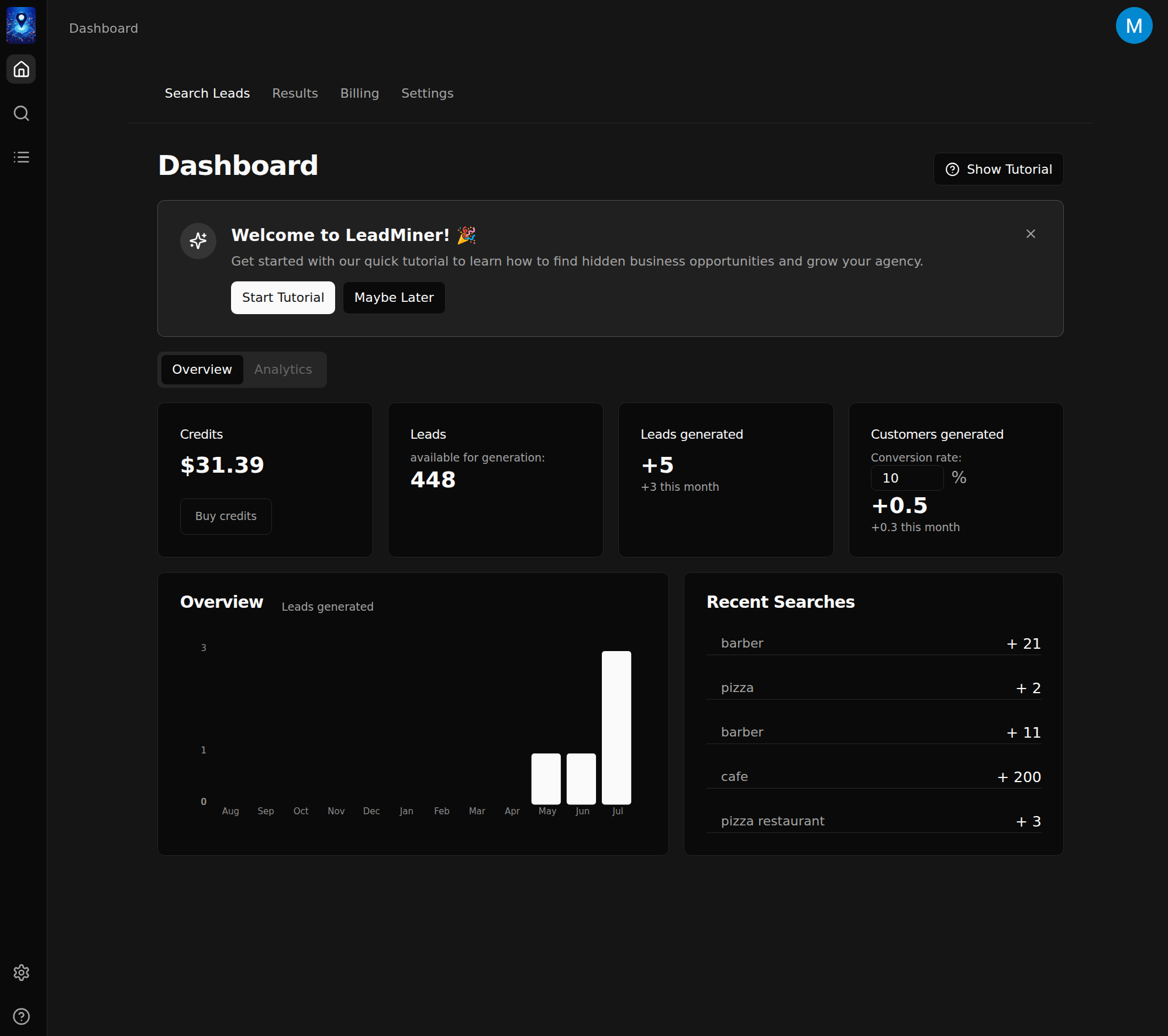 LeadMinerApp gallery image