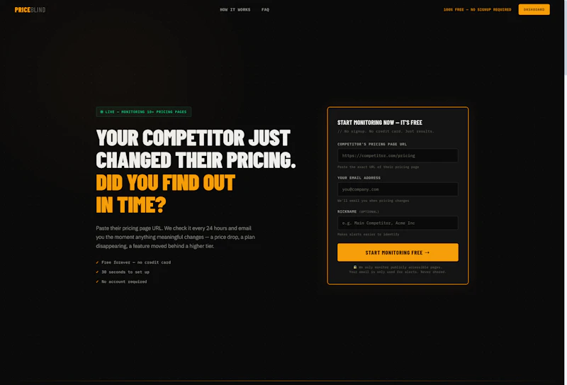 priceblind screenshot 1