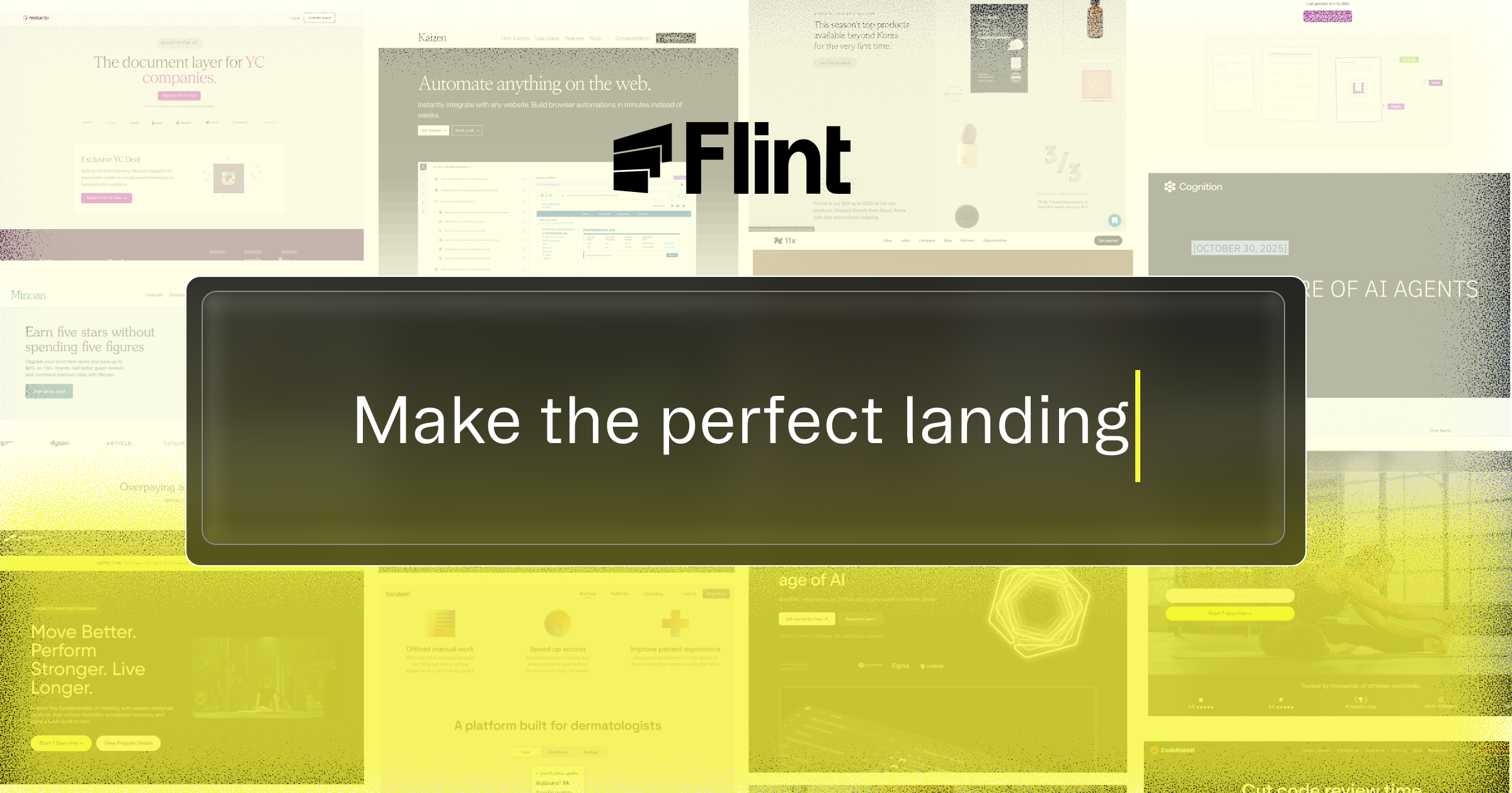 Flint - Main product screenshot demonstrating key features and user interface