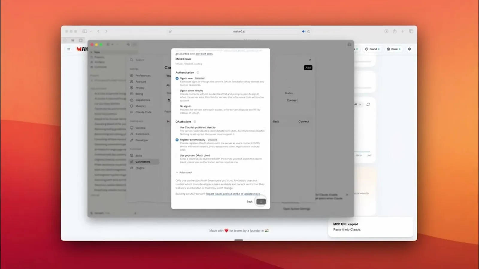 Make0 Brain screenshot 2 (video preview)