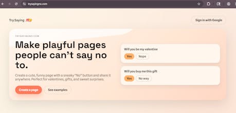 Try Saying No gallery image