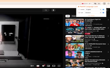 Youtube language lock gallery image