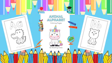 Animal Alphabet Coloring Pages gallery image