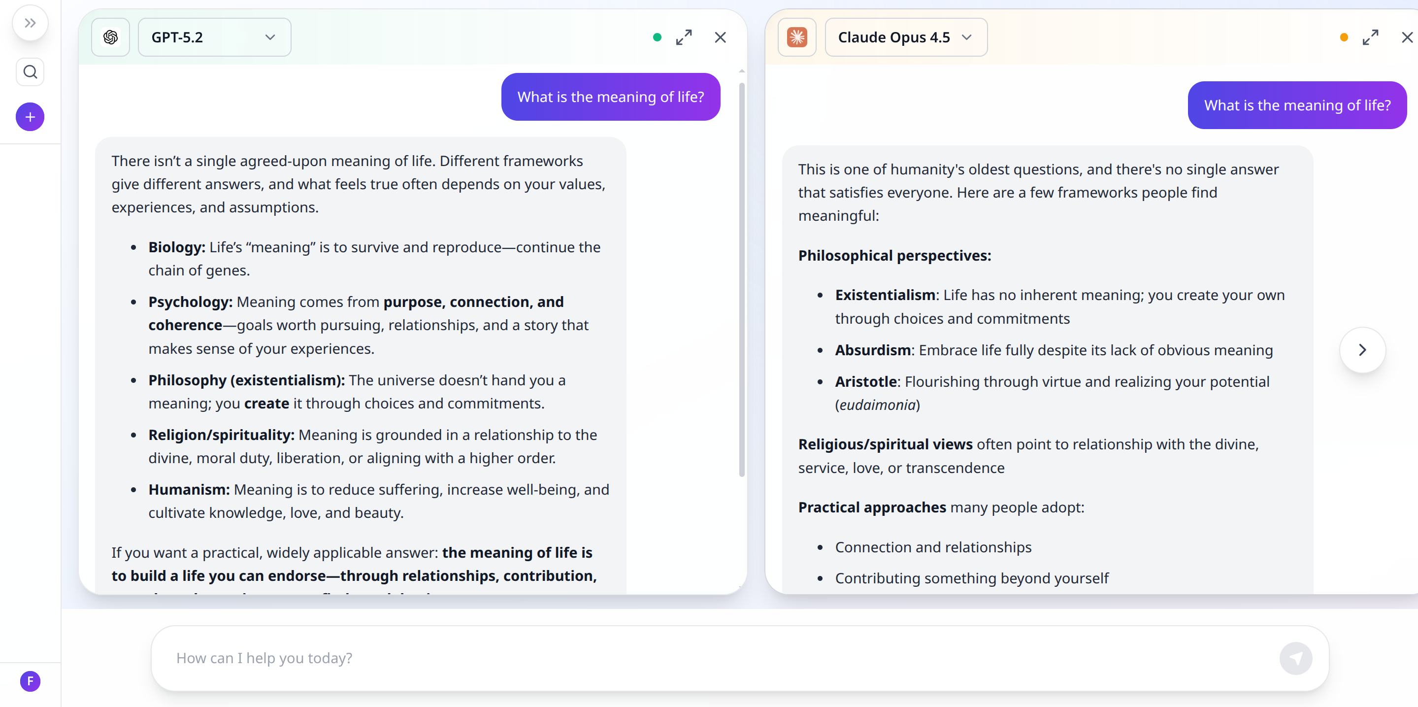 MultiLLM - Main product screenshot demonstrating key features and user interface
