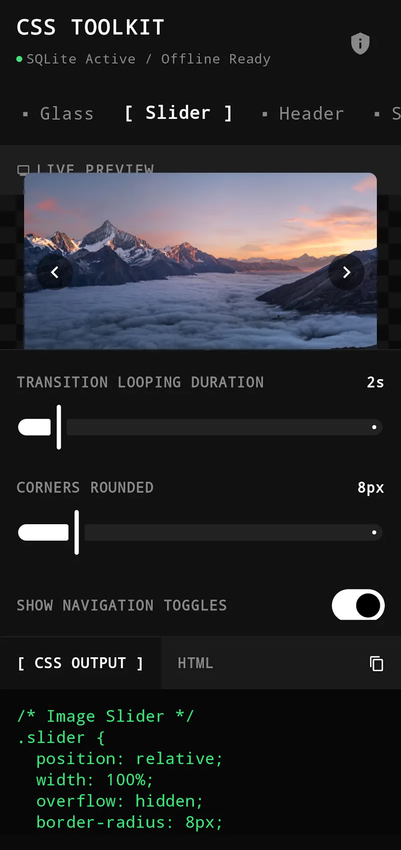 CSS Toolkit screenshot 2