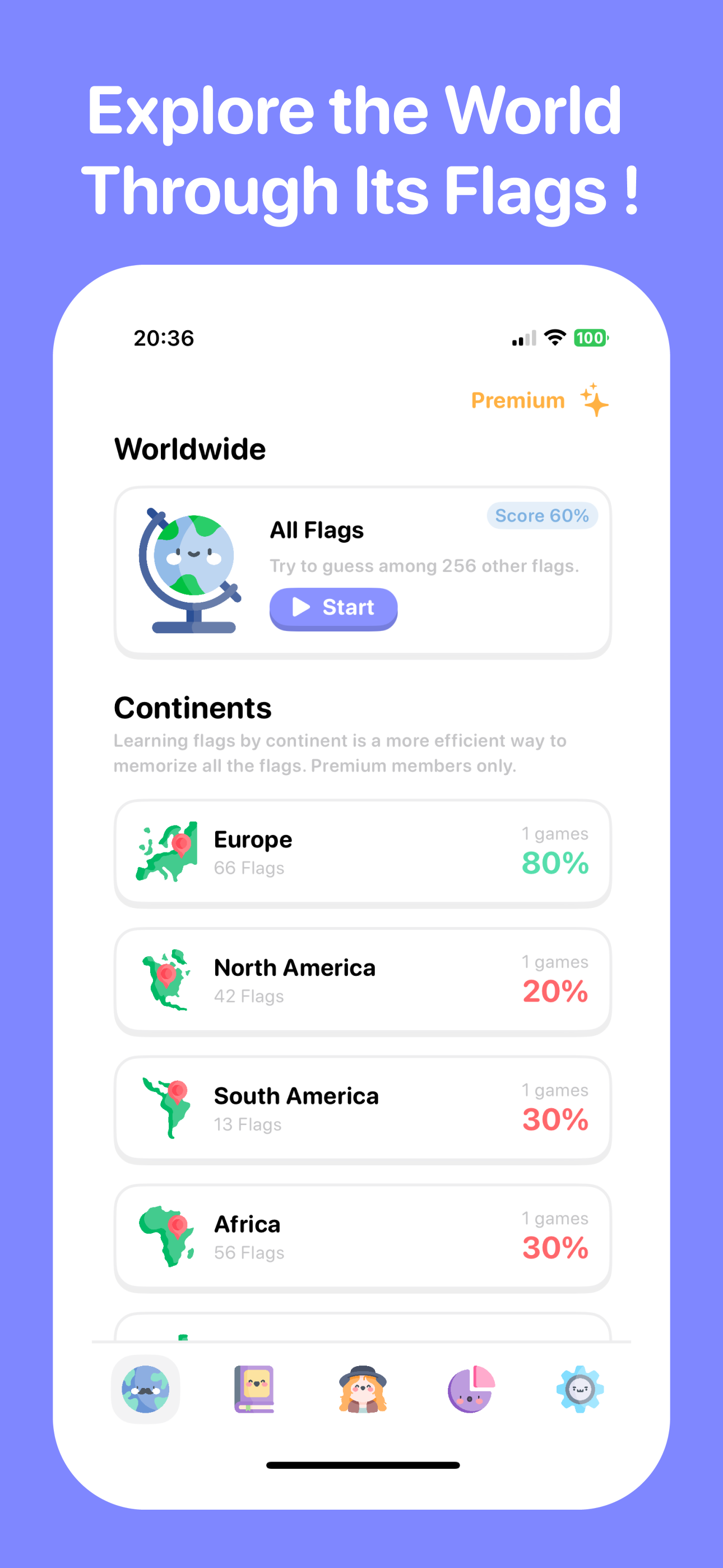 FlagsGuessr - игра в мировой викторине - FlagsGuessr - это игра о флагах, доступных на iPhone! медиа 1
