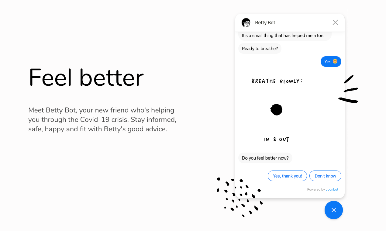 Betty Bot fighting Covid-19 gallery image