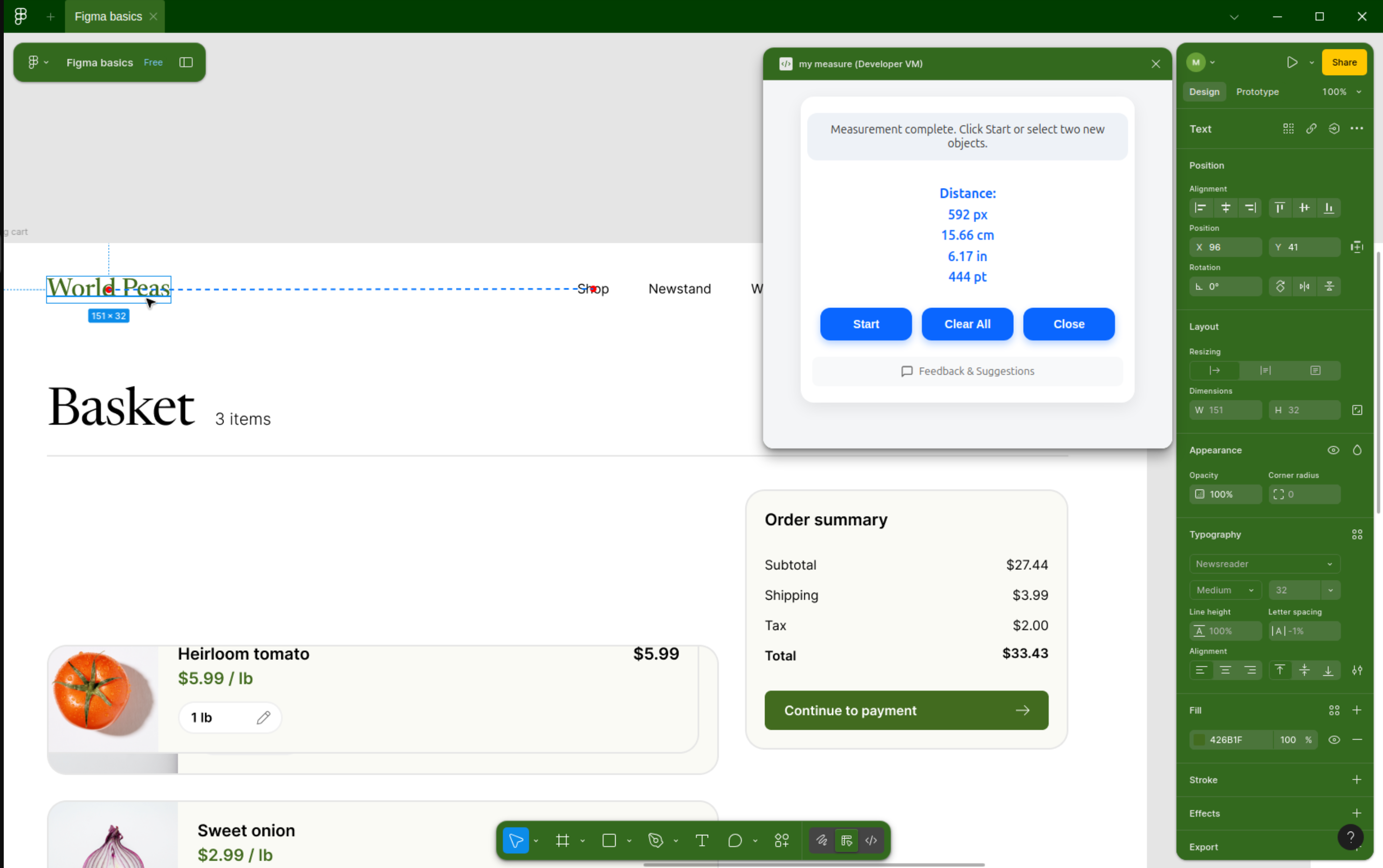 Média Mesurer le maître - Mesurer les distances de précision sur Figma 1