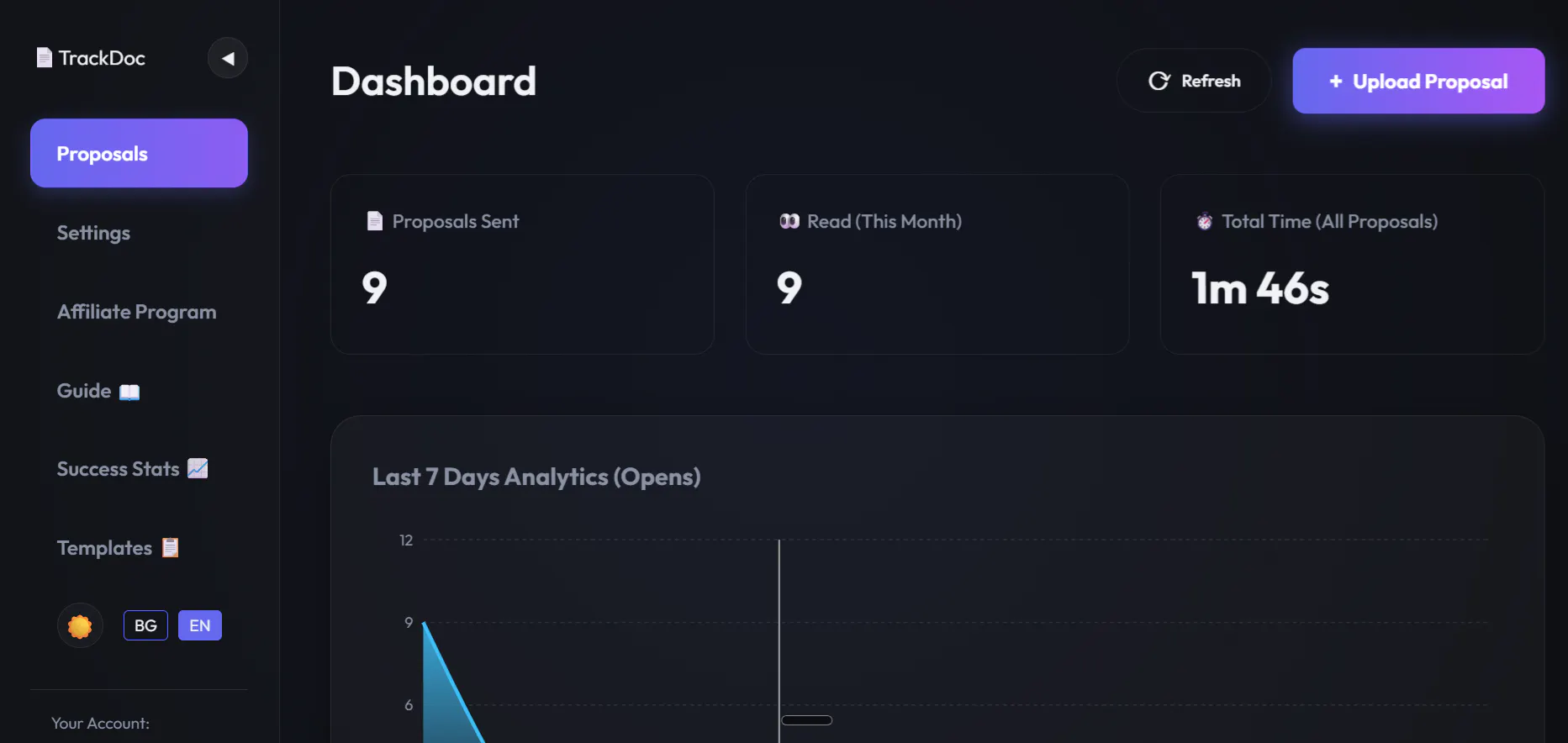 TrackDoc screenshot