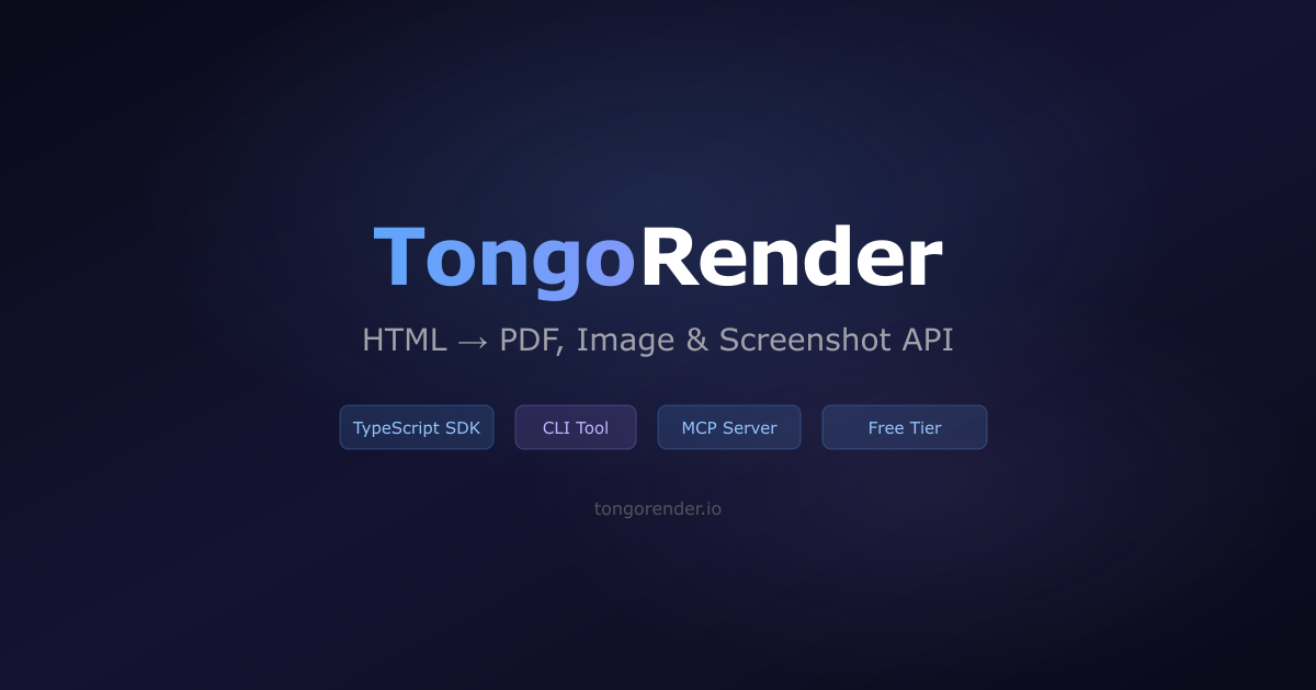 TongoRender gallery image
