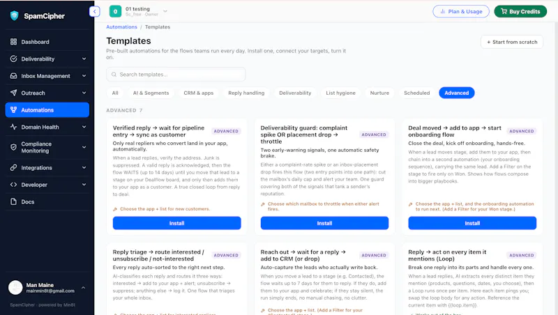 SpamCipher screenshot 10