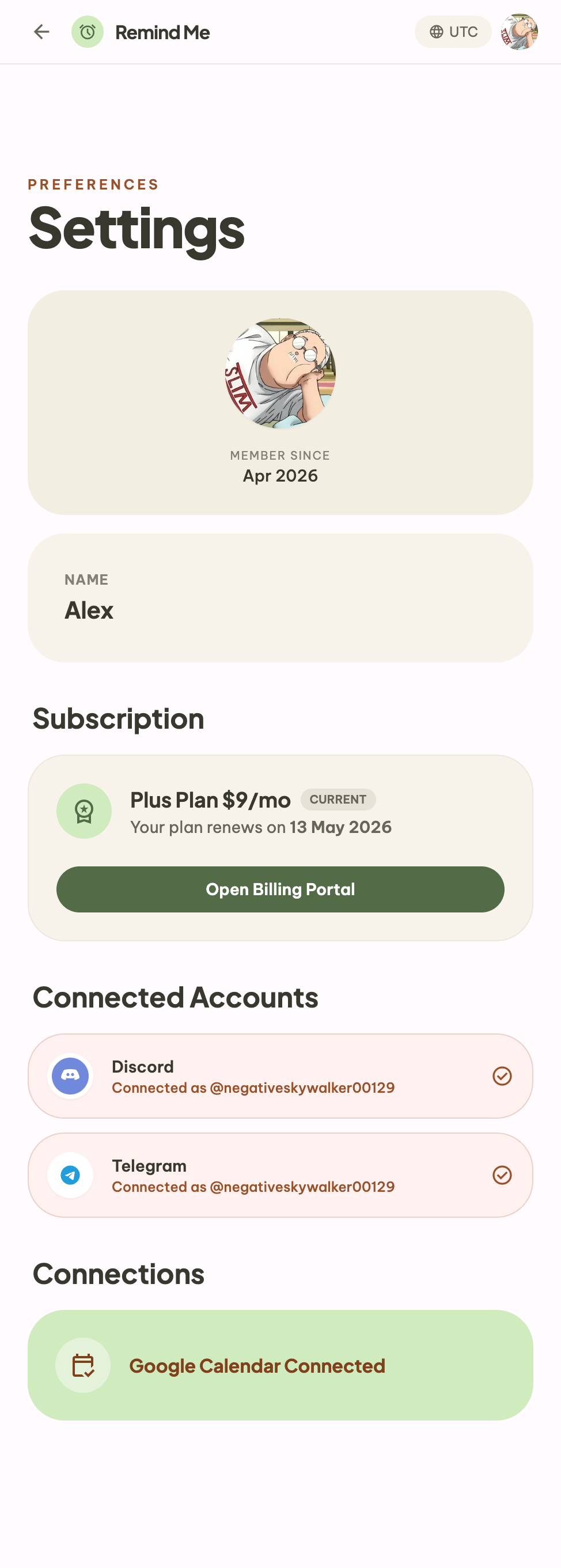 Remind Me Bot gallery image