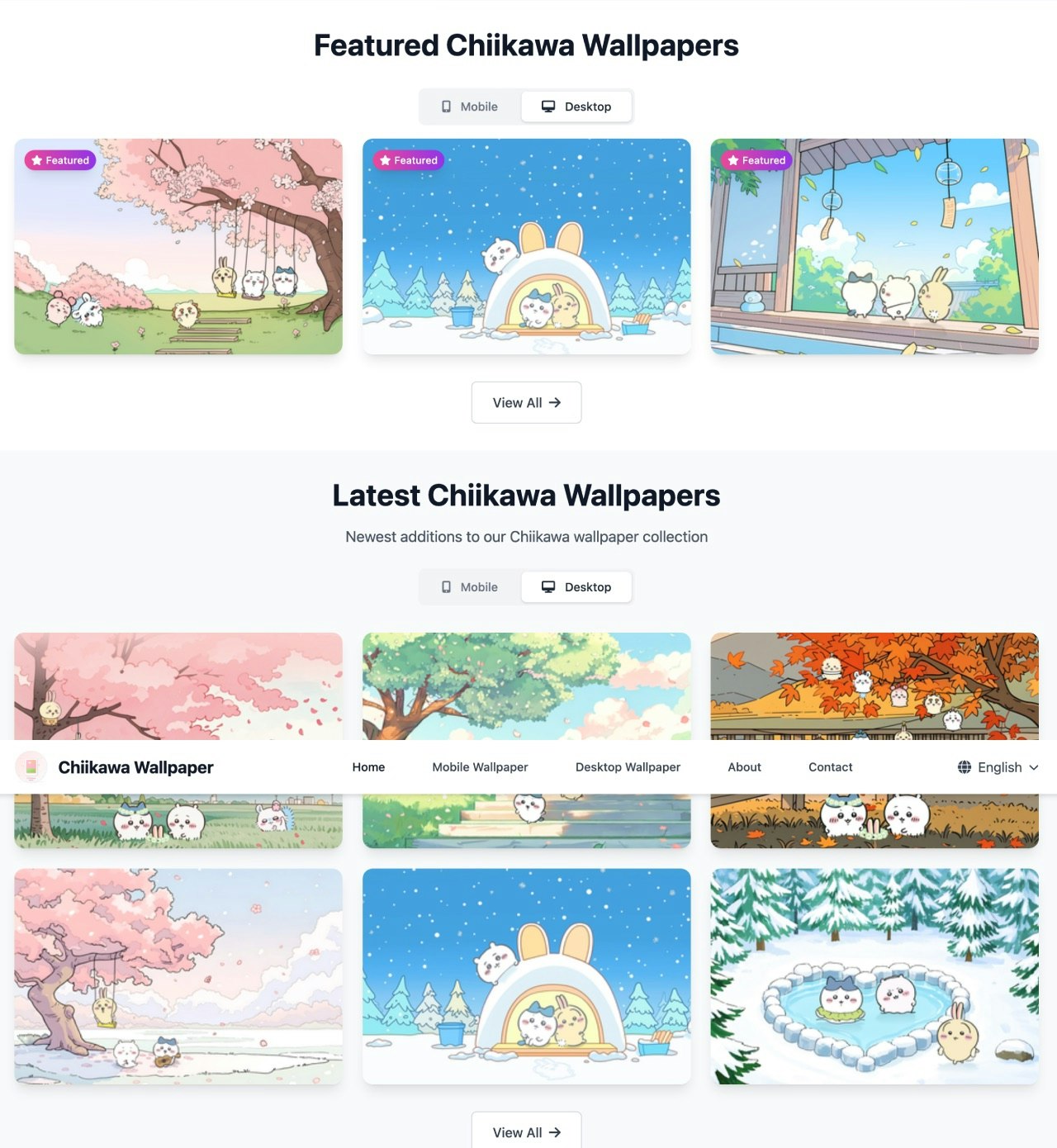 Chiikawa Wallpaper gallery image