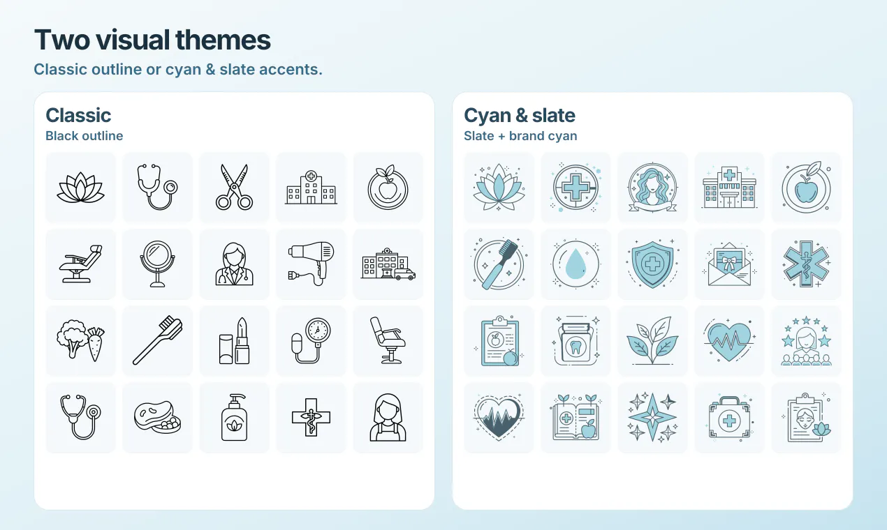 Health & Beauty Icon Library screenshot 3
