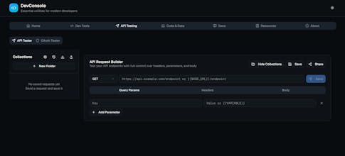 DevConsole gallery image