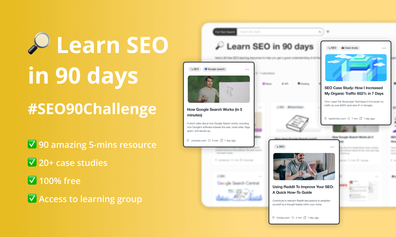Aprende SEO en 90 días - 90 increíbles recursos de SEO para leer todos los días, durante 90 días media 1