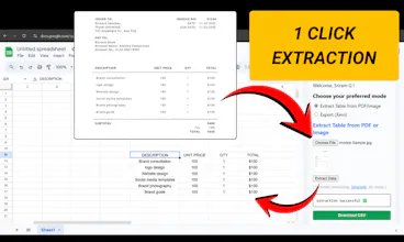 Convert PDF to Google Sheets gallery image