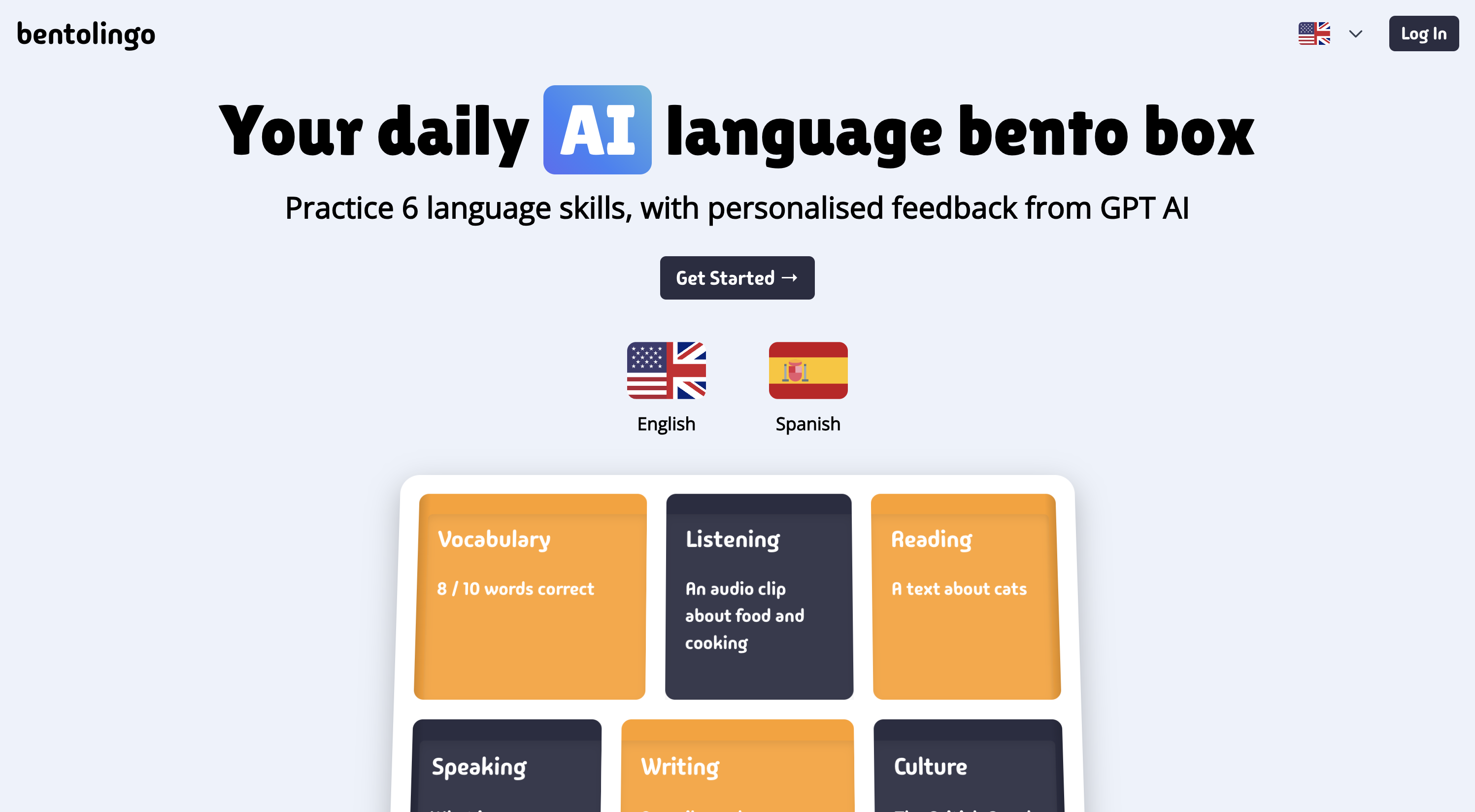 startuptile bentolingo-Your daily AI language bento box
