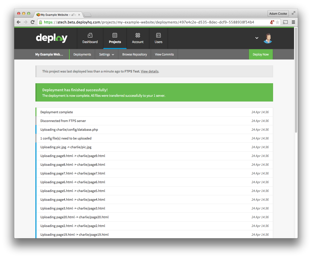 Deploy gallery image