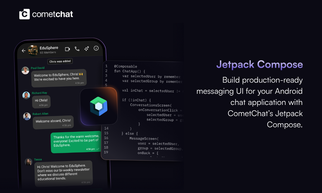 Production Ready UI Kits by CometChat gallery image
