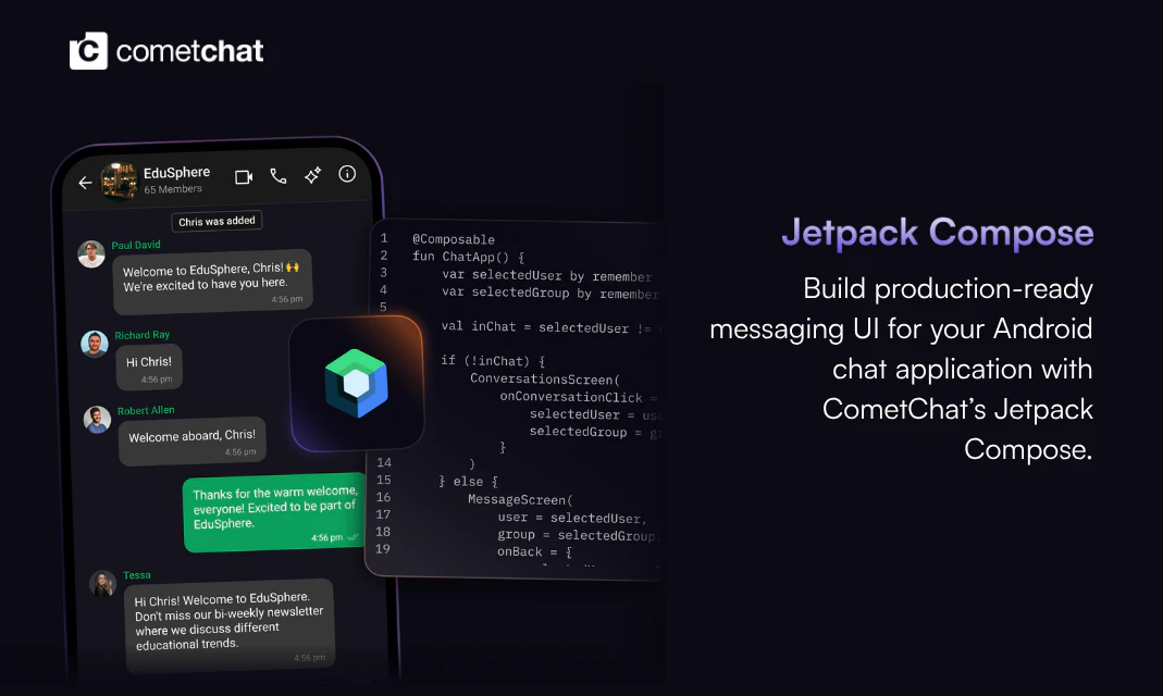 Production Ready UI Kits by CometChat screenshot 3