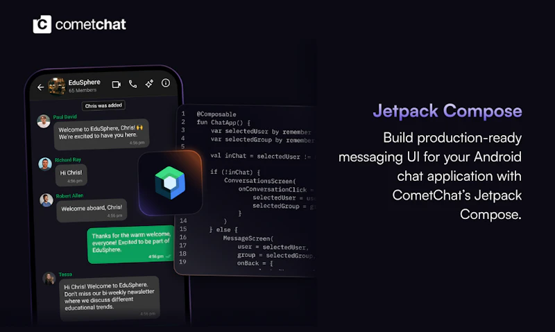 Production Ready UI Kits by CometChat screenshot 3