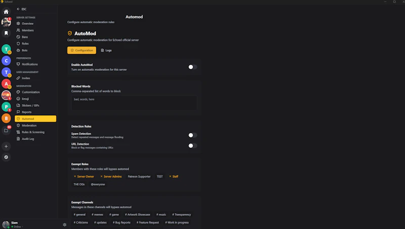 Echoed screenshot 3